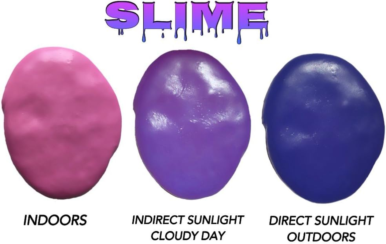 Sun Activated Photochromic Powder Pigment PINK Changing to VIOLET-BLUE When Exposed to UV Light Perfect for Color Changing Slime Goo Silly Putty Nail Polish image number 3