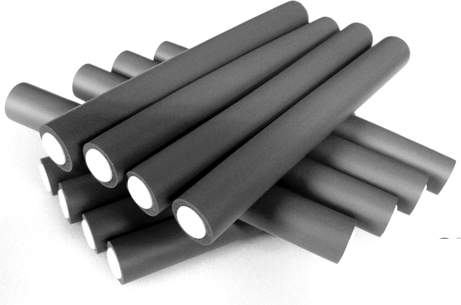 Papilotten Flex Winder Set Grey Diameter Approx. 17/18 Mm Set of 12 (From German Hairdressing Supplies) image number 1