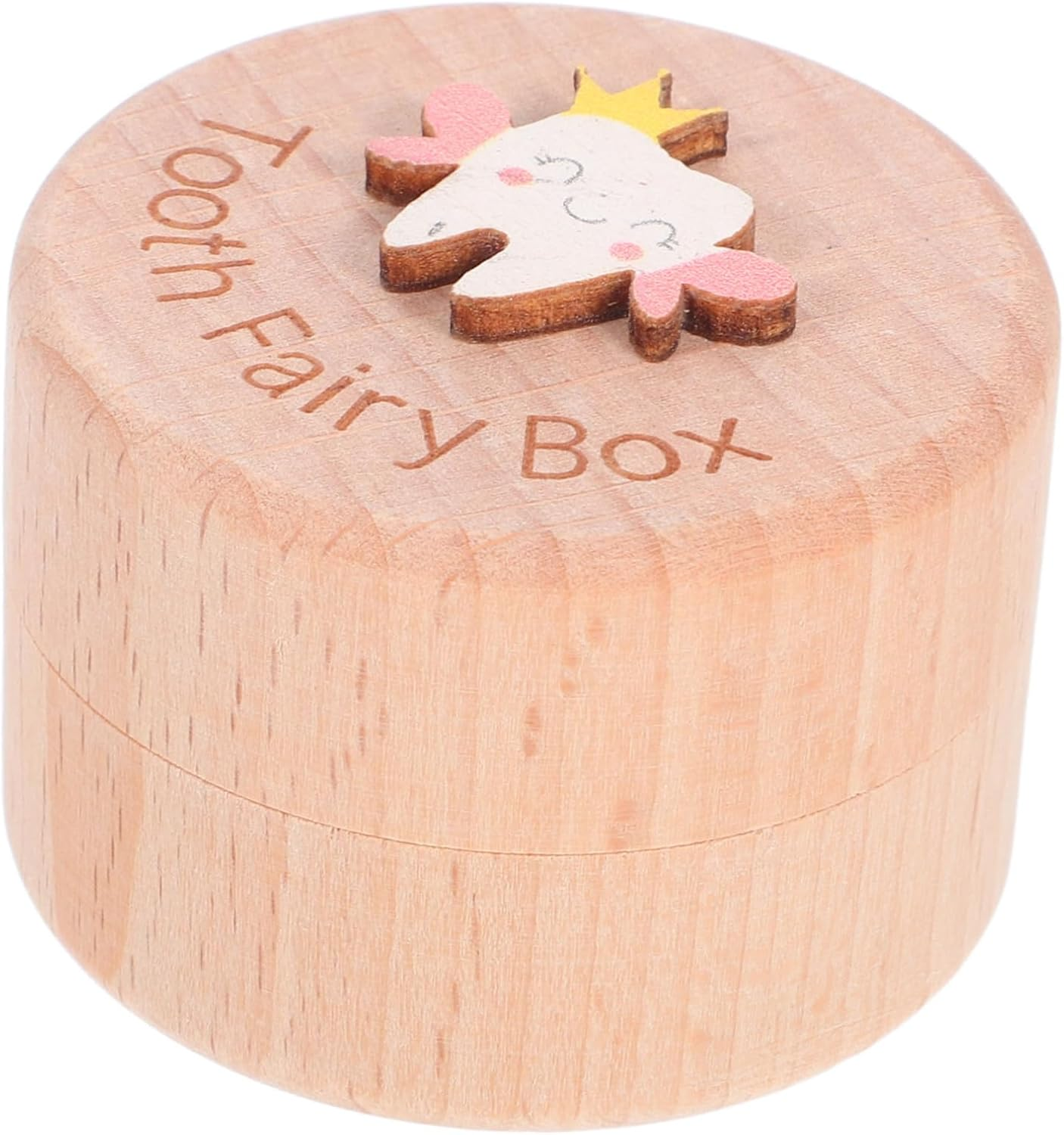 Wooden Boy Girl'S Teeth Box Keepsake Organizer Cute Tooth Storage Box for Boys and Girls and Commemorative Moments at Home image number 1