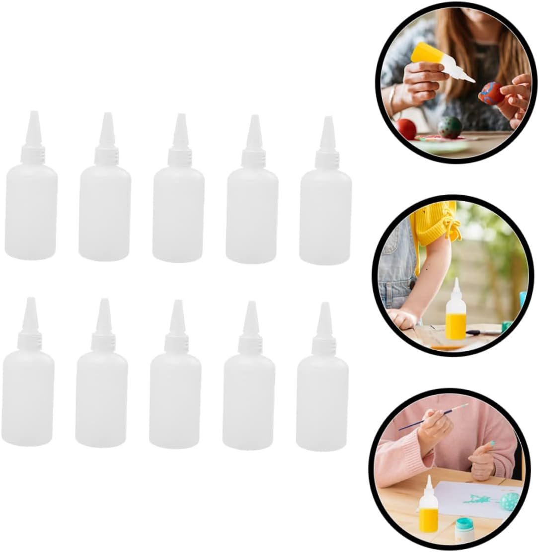 INOOMP 20Pcs Squeezing Bottles Dispensing Bottle for Liquid for Easy Dispensing