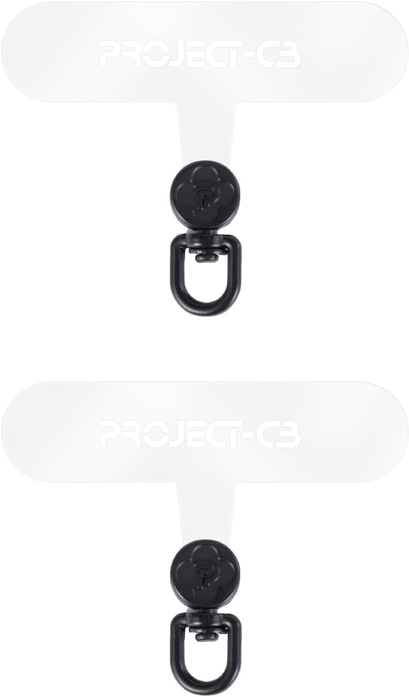 Project-Cb Phone Tether Tab 2 Pack,Universal Phone Lanyard Patch without Adhesive,Phone Strap Replacement Part for Cell Phone