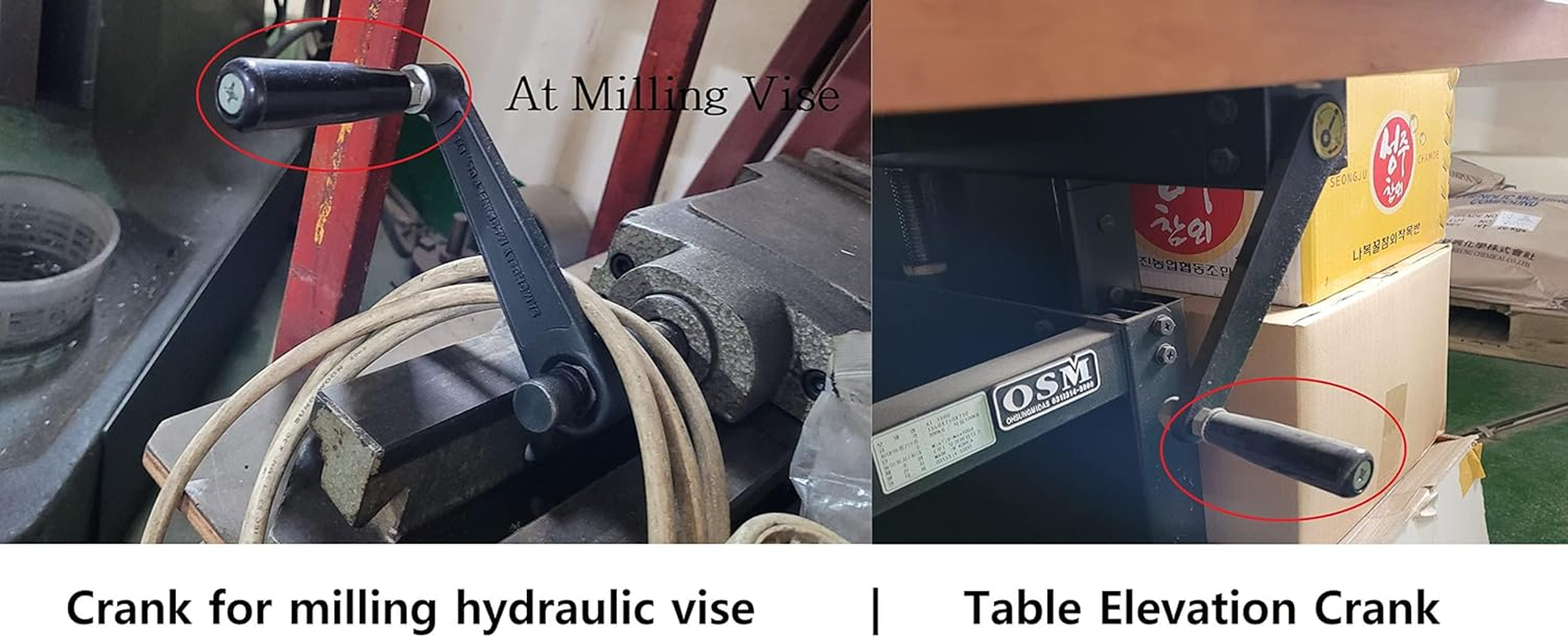 Revolving Hand Knob Handwheel M6 Male Threaded Stem L-6Cm Black for Boat Trailer Jack, Woodworking Cutting Machine, Tailstock, Table Saw, Milling Lathe Tailstock Machinery Part image number 5