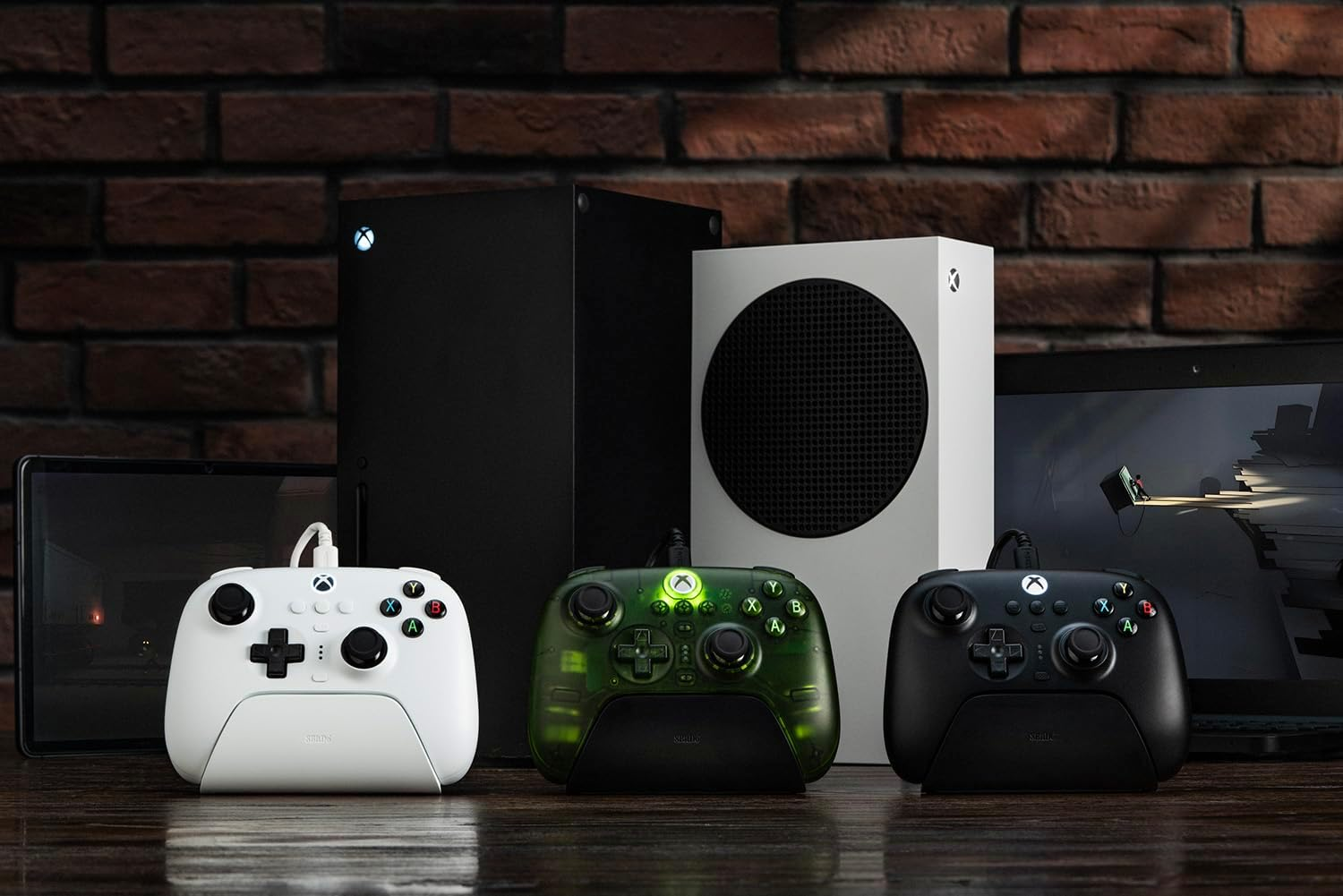 8Bitdo Ultimate 3-Mode Controller, Hall Effect Joysticks, Pro Back Buttons, Wired Only for Xbox Series X|S & Xbox One, Compatibility with Apple, Windows & Android, Officially Licensed (Jade) image number 4