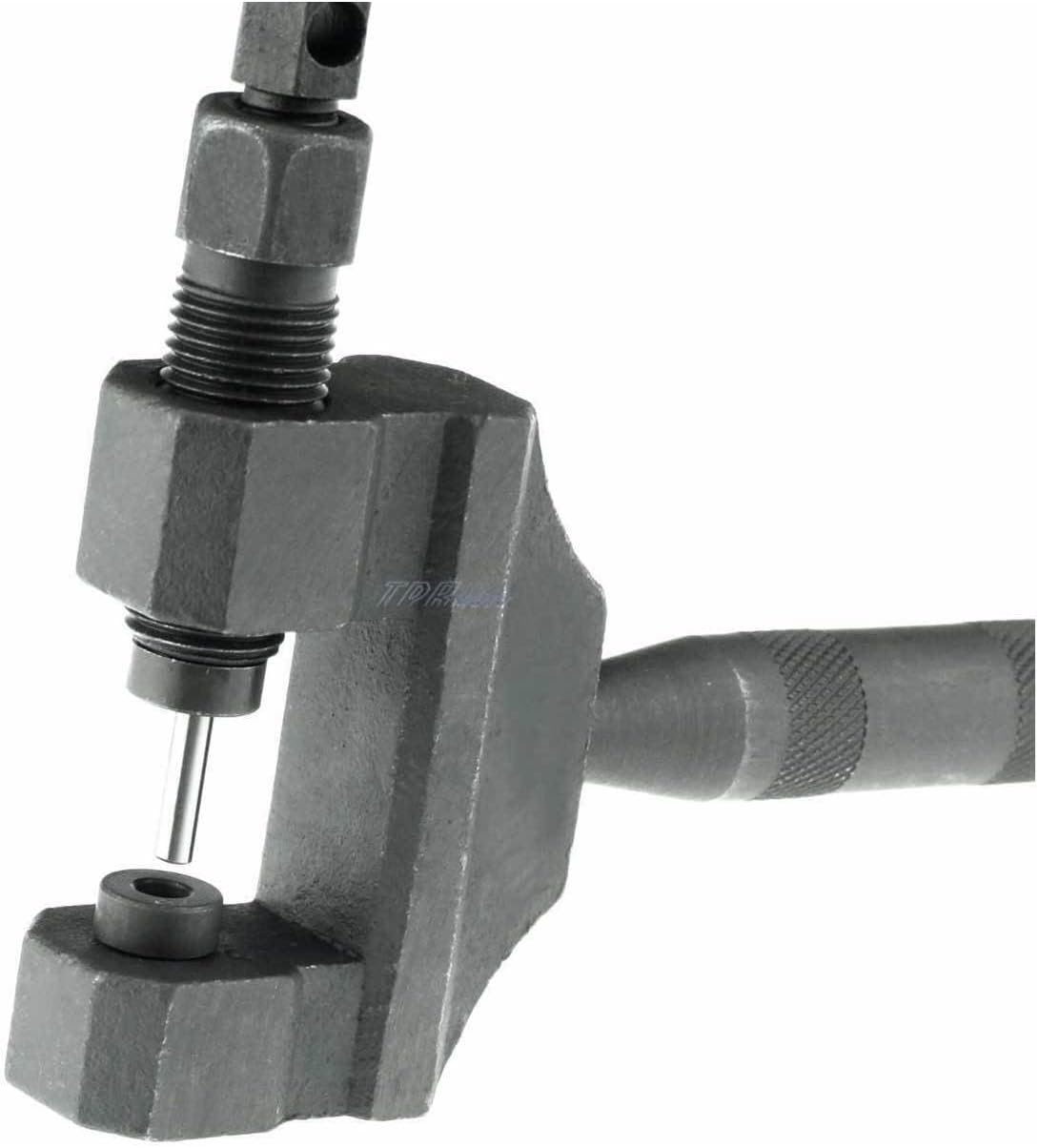 TDR Chain Breaker Tool Splitter Remover Link Press Pin Cutter Motorcycle ATV Mower Repair 415 420 428 520 525 530 630 Chains Maintenance Workshop image number 3