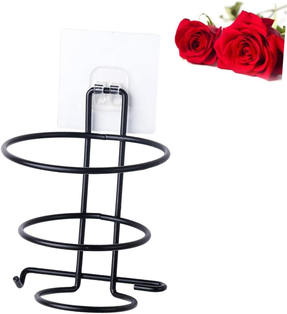 MERRYHAPY Sturdy Dryer and Straightener Holder Wall Mount Rack Storage for Bathroom