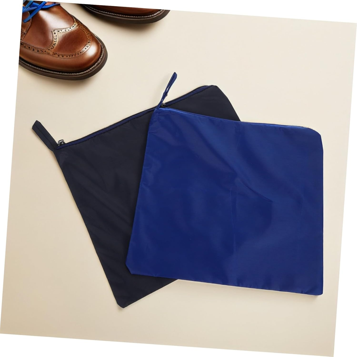 VALICLUD 2Pcs Raincoat Carrying Storage Pouch Case Bags for Cycling Hiking Camping Travel Packable Weatherproof Garment Bag image number 2