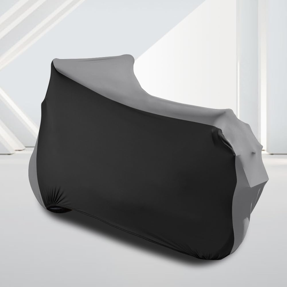 Winpower Indoor Motorcycle Cover, Soft Stretch Elastic Dustproof Scratchproof Protection Cover for Motorbikes, 96Inches