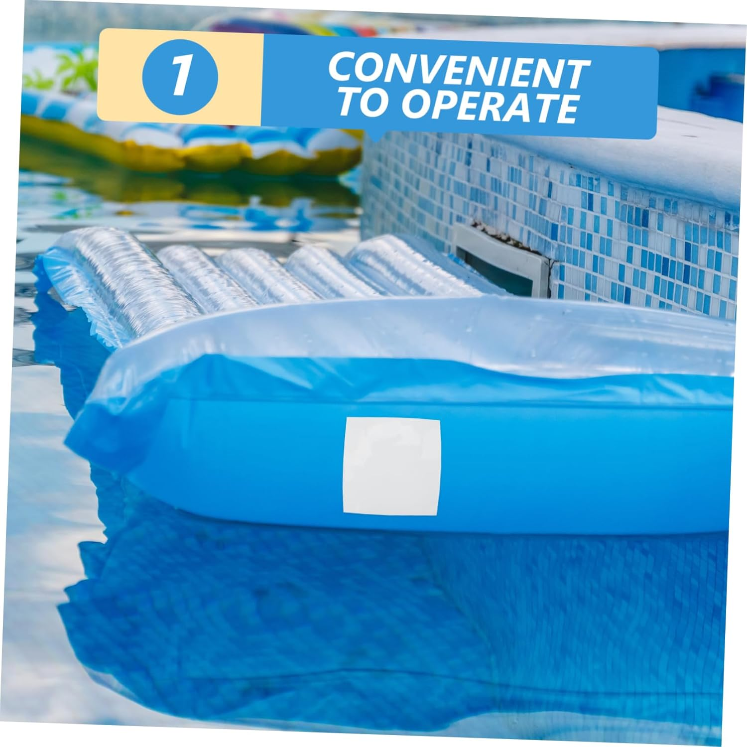 Inflatable Product Re Subsidy Inflatable Air Mattress Patch Pool Liner Patch Kit Swimming Ring Patch Adhesive Re Patch Mend Patch Transparent TPU image number 1
