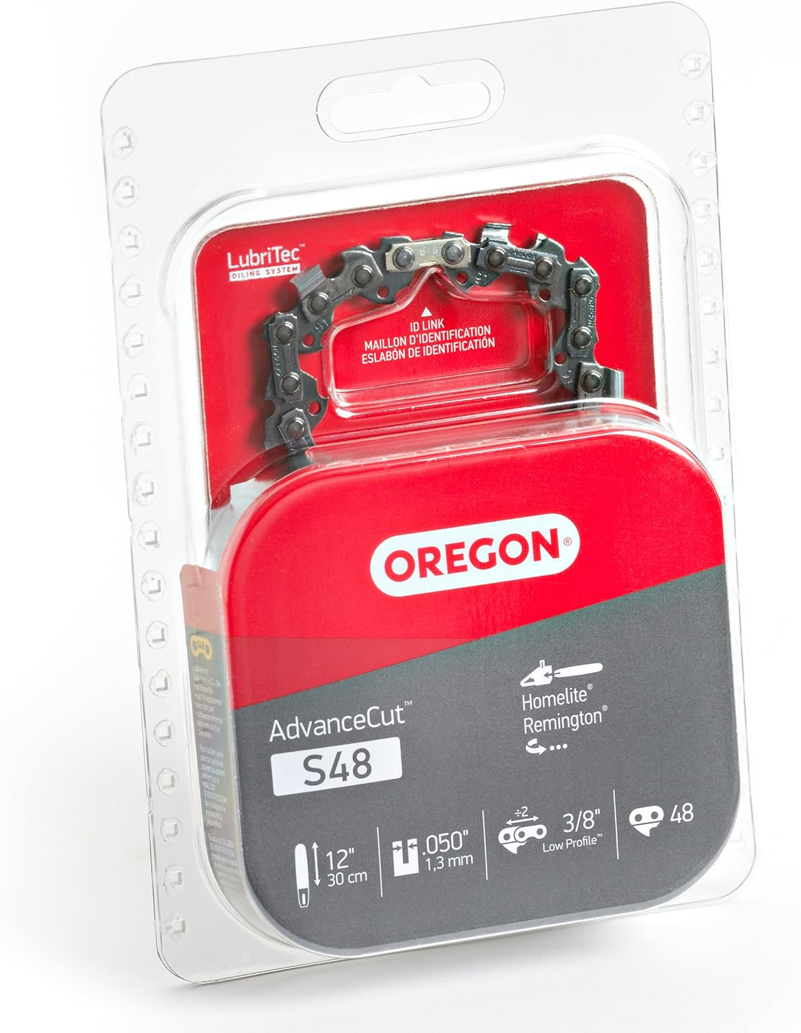 Oregon S48 Advancecut Replacement Chainsaw Chain for 12-Inch Guide Bars, 48 Drive Links, Pitch: 3/8", .050" Gauge, Fits Craftsman, Homelite, and More image number 4