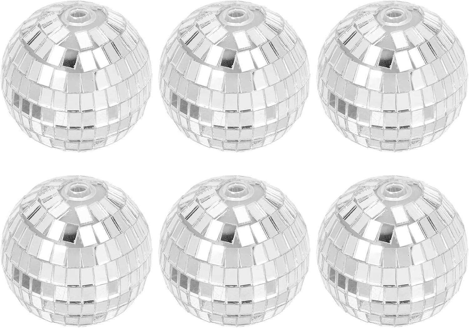 LABRIMP 6Pcs Mosaic Plastic Lawn Light Covers 5Cm Miniature Lampshades for String Light DIY Outdoor Garden Lamp Shades image number 4