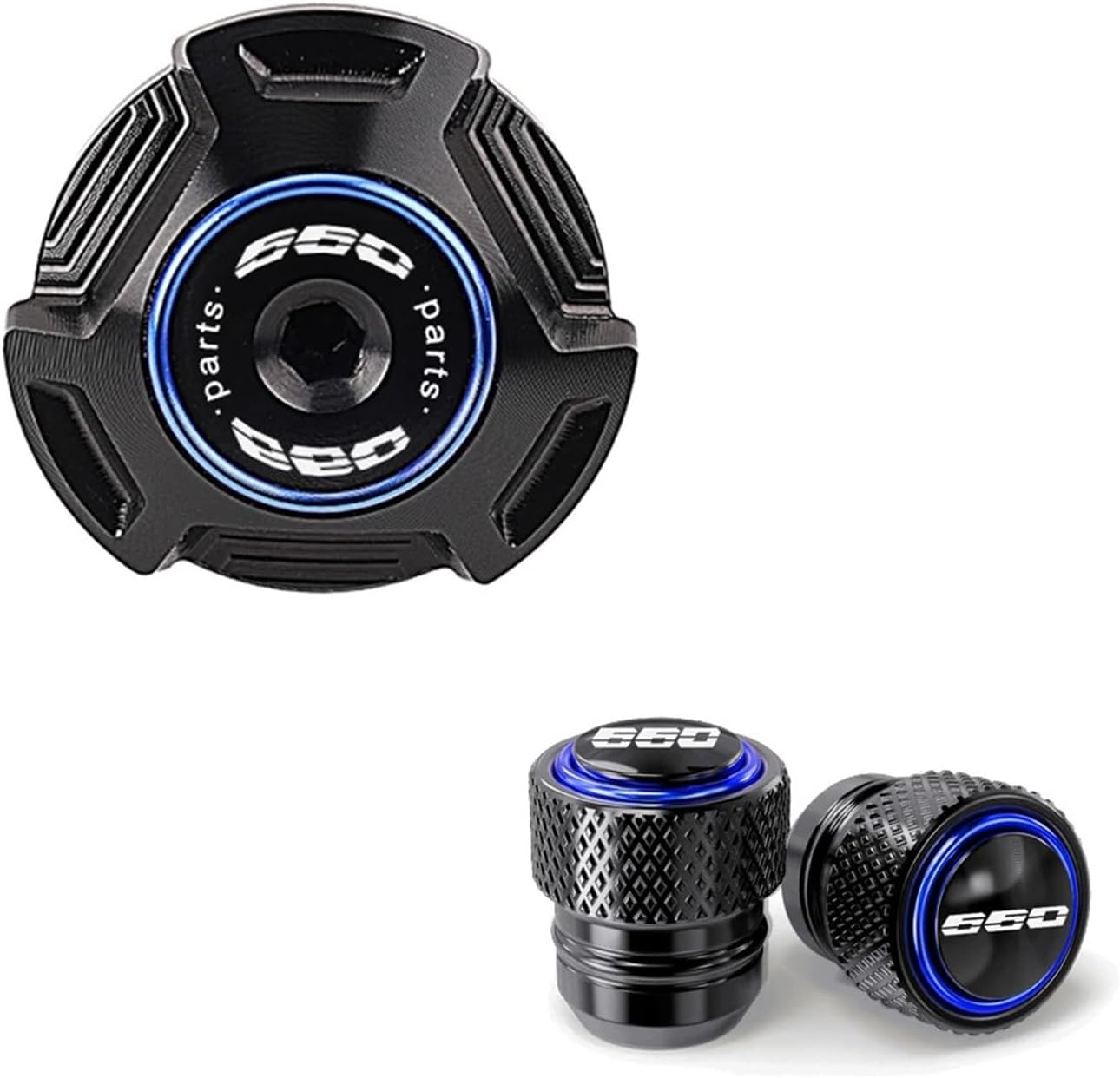 660 2024-2025 Trident Tiger Sport Speed Triple R/S Motorcycle Accessories Engine Oil Filler Cap(A Set Blue) image number 4