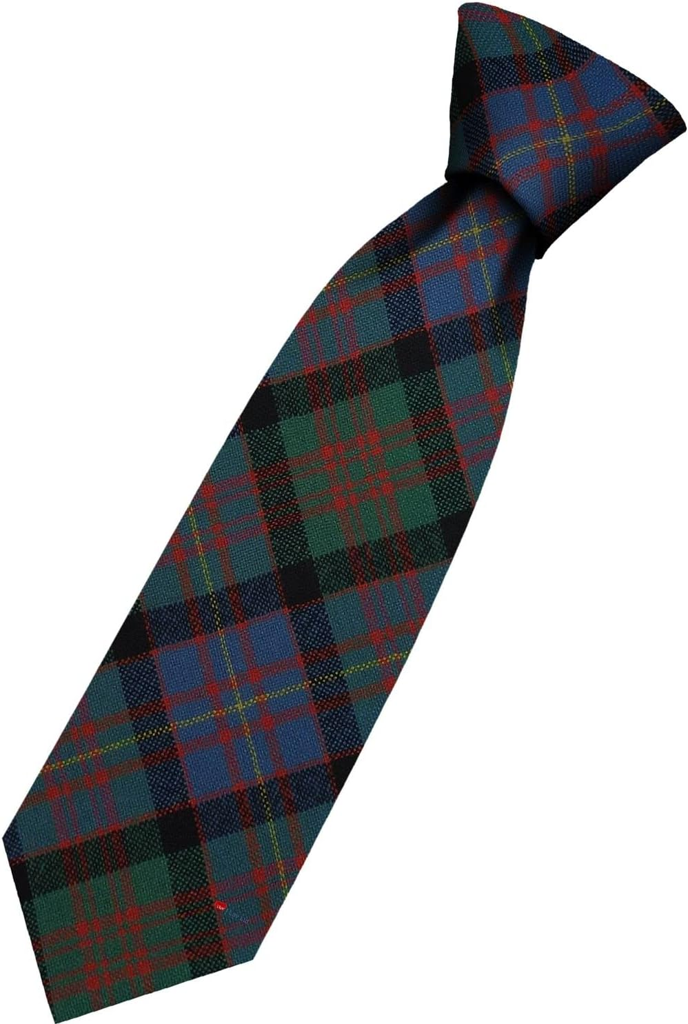 Mens All Wool Tie Woven and Made in Scotland in Cameron of Erracht Ancient Tartan image number 1