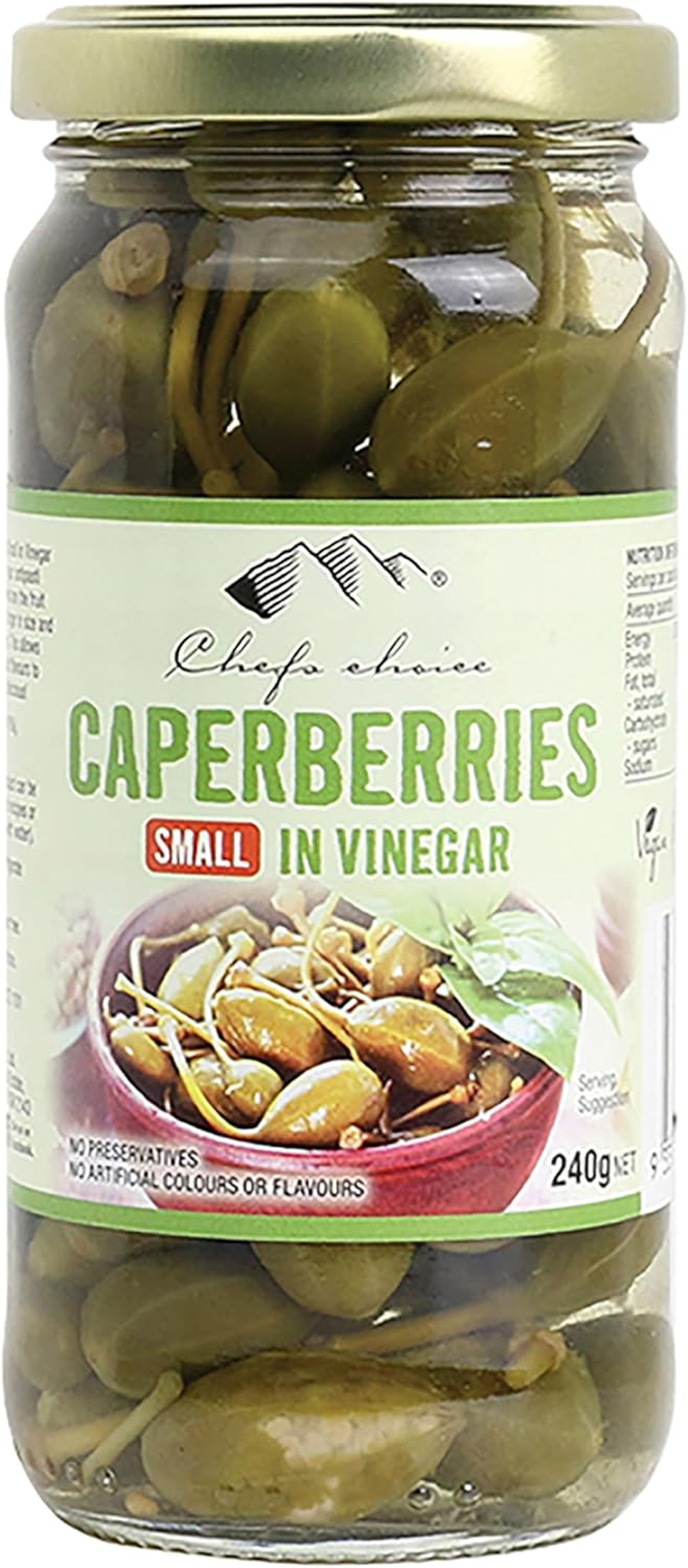 Chef'S Choice Caperberries Small in Vinegar 950 G