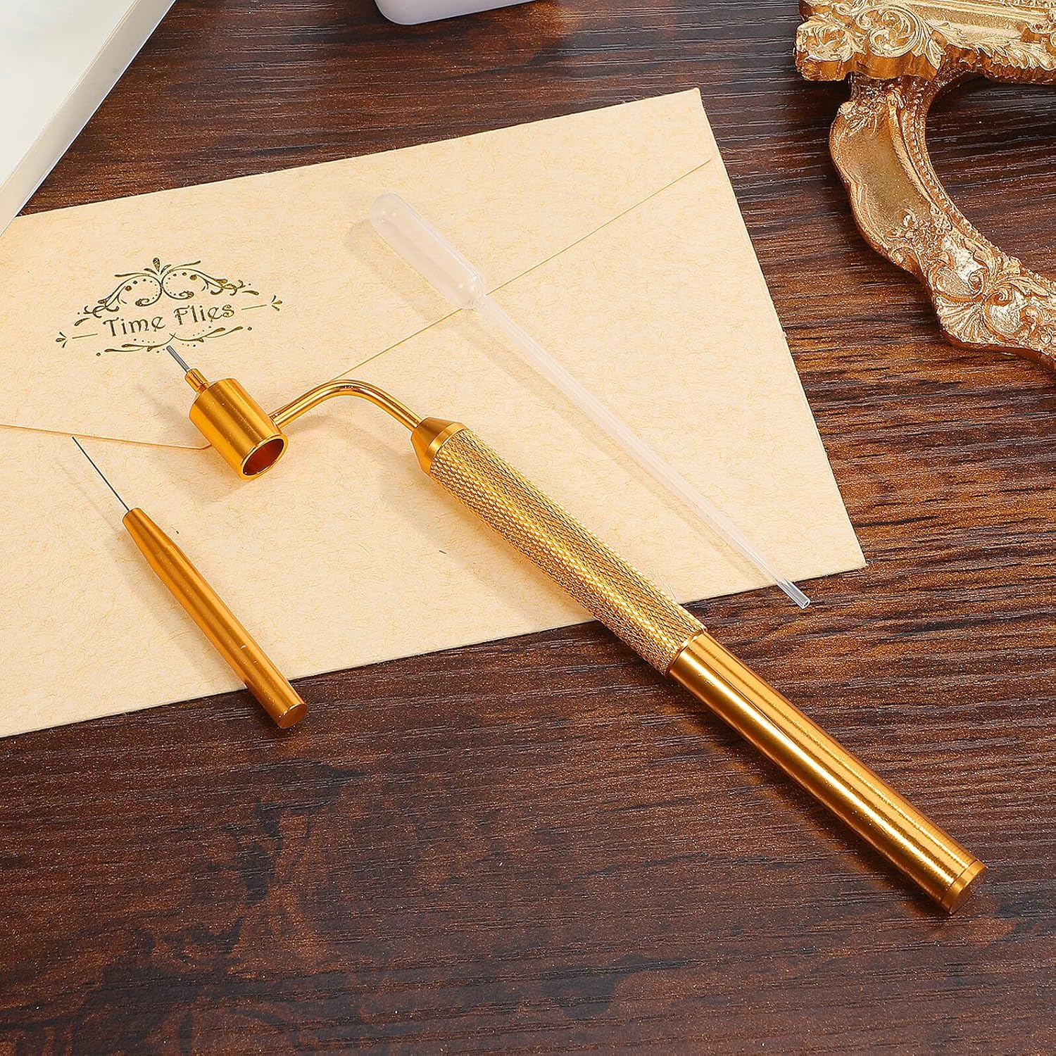 Touch up Pen for Car Scratch Repair Automotive Paint Pen Fine Line Fluid Gold Touch up Paint for Car Coat Scratch Remover image number 4