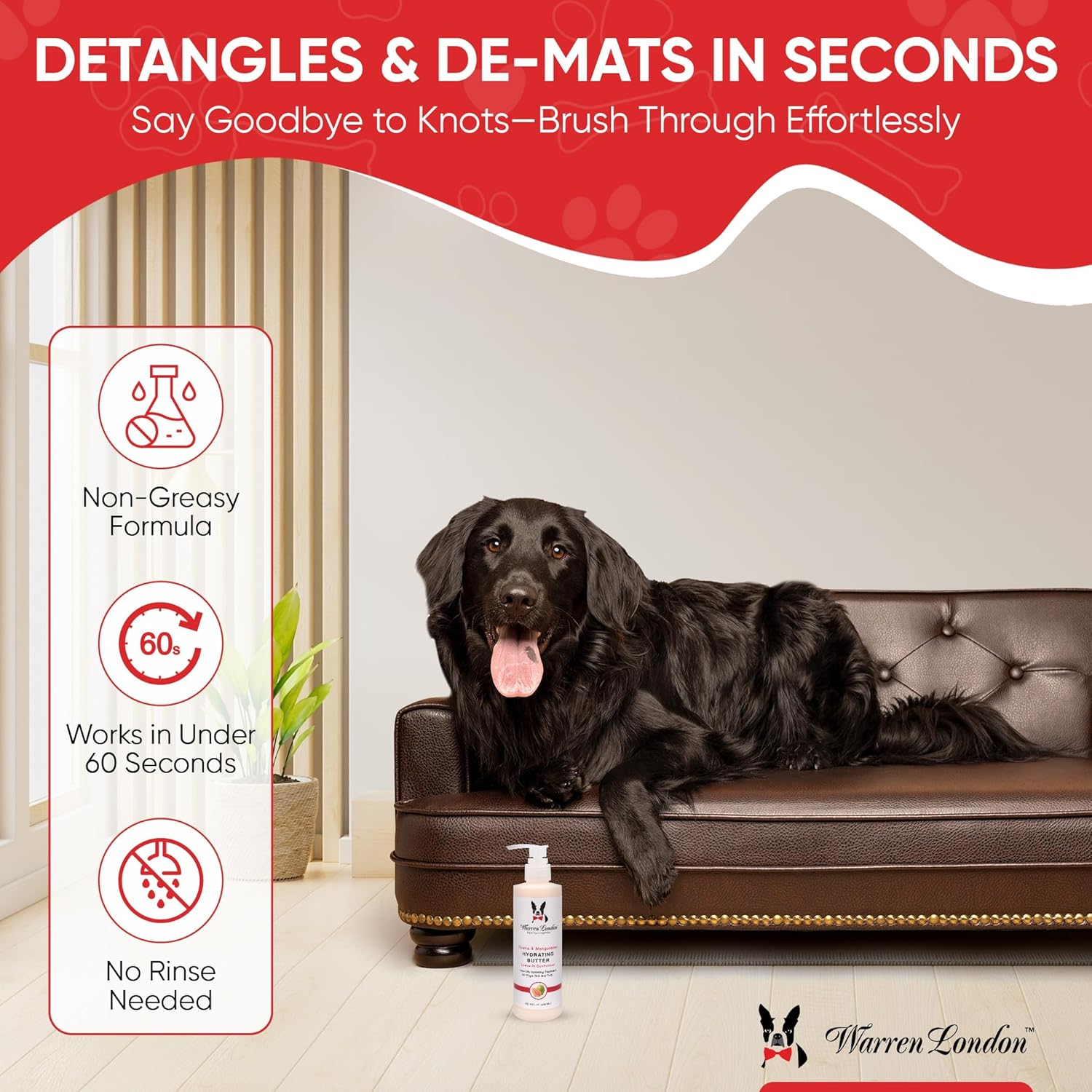 (240Ml) - Warren London Guava & Mangosteen Hydrating Butter Leave-In Conditioner image number 6