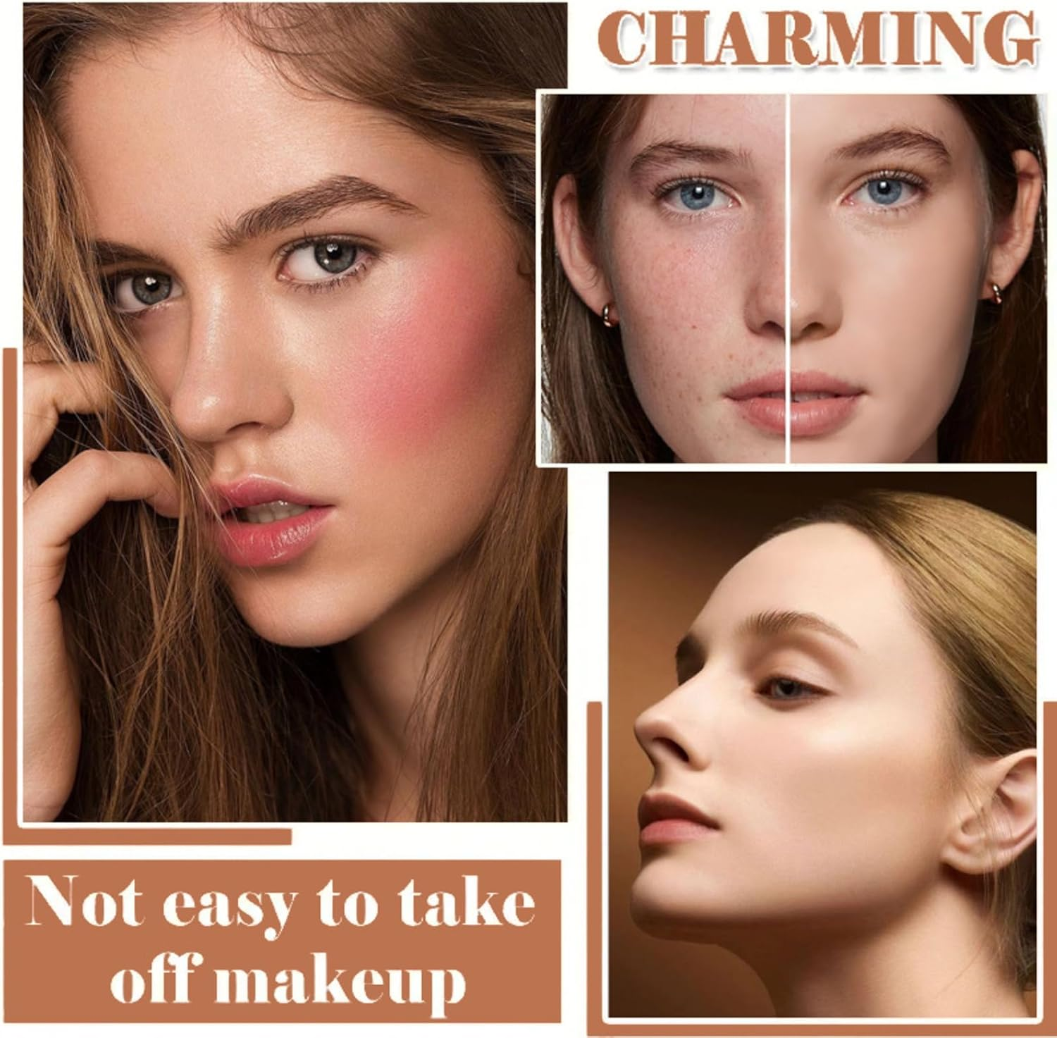 12 Colors Correcting Concealer Palette, Full Coverage Cream Contour Palette with Brush, Long Lasting Waterproof Foundation Highlighting Concealer Cream Makeup image number 1