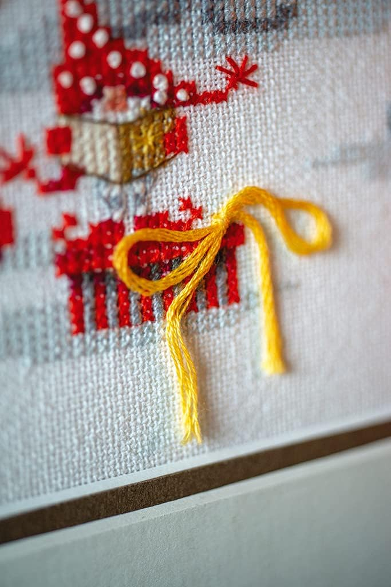 Vervaco Counted Cross Stitch Kit 15.2"X10.8"-Christmas Meeting (27 Count) -V0195759 image number 3