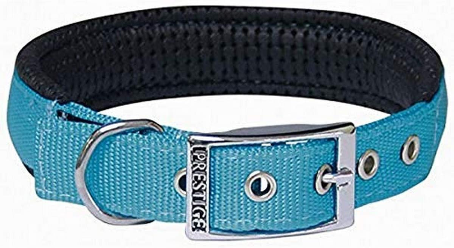 Prestige Pet Products Soft Padded Collar, 1" X 22" (56Cm), Turquoise image number 1