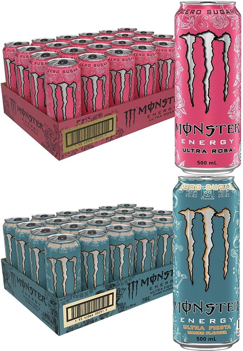 Monster Ultra Rosa 24Pk and Monster Ultra Fiesta Mango 24Pk image number 5