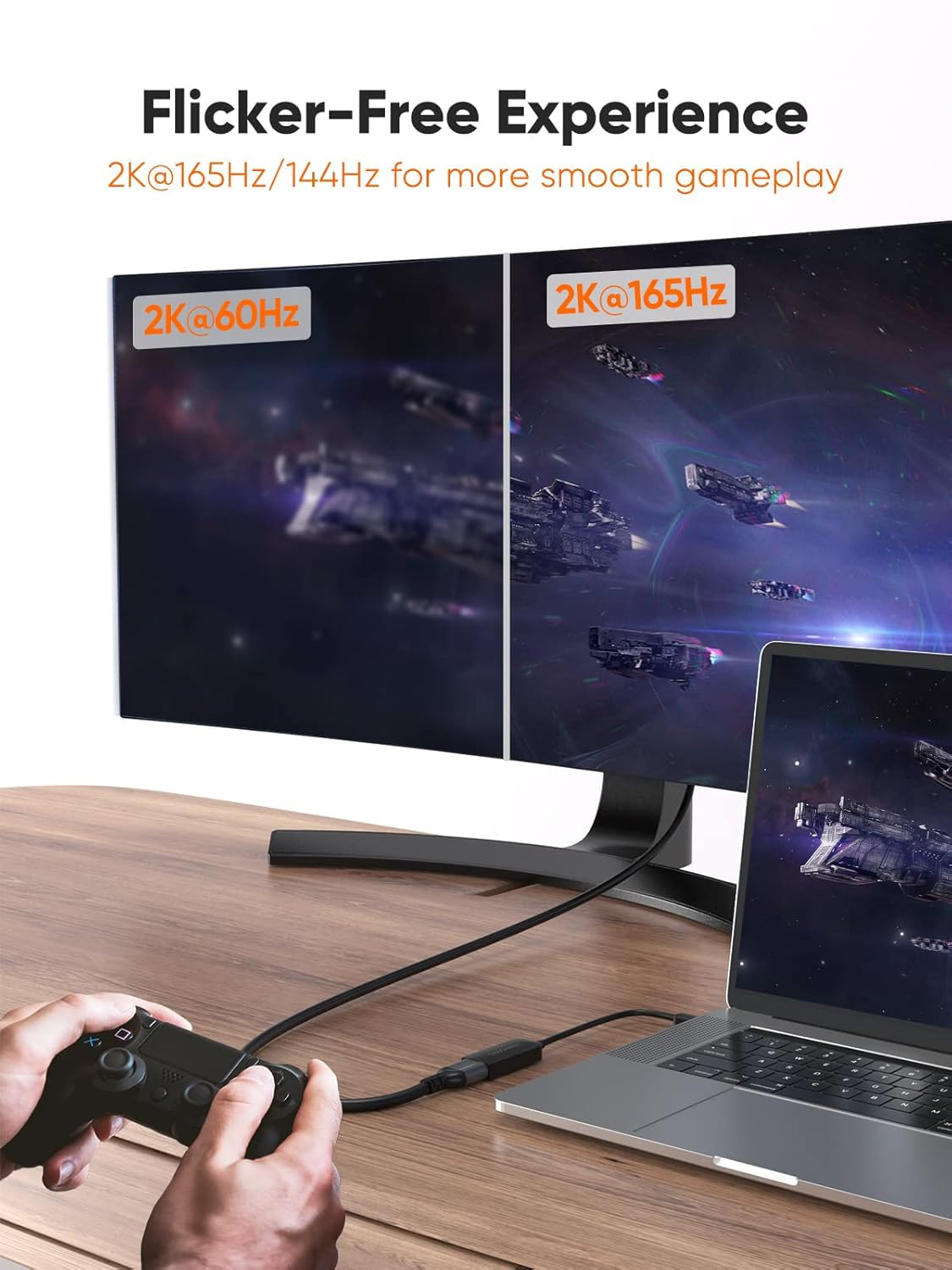 USB C to DP Adapter, Cablecreation USB C to Display Port Adapter 4K/60Hz,Mac Mini,Galaxy S22/S20,XPS 15/13,Valve Index, Ipad Pro Chrombook Pixel, Black