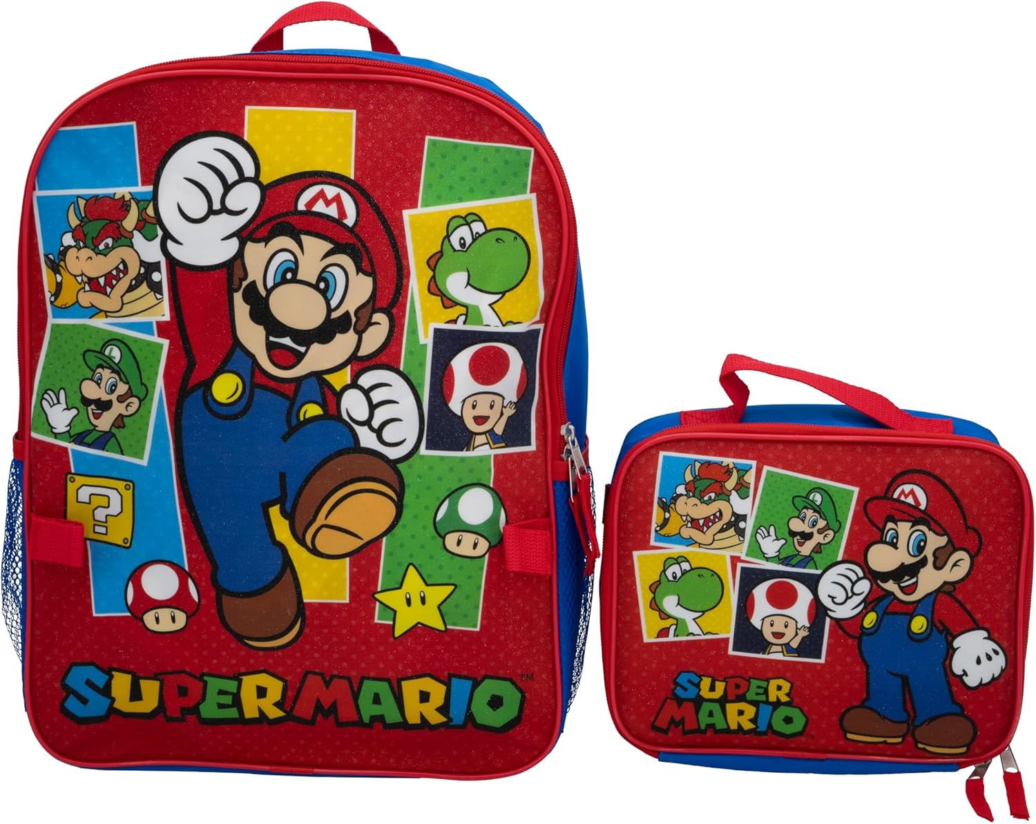 AI ACCESSORY INNOVATIONS 2 Piece Backpack Set, Boys & Girls 16" School Bag