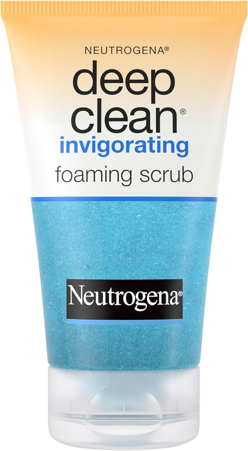 Neutrogena Deep Clean Invigorating Foaming Face Scrub 125Ml|Sweeps Away Dead Skin|Removes Surface Dirt, Oil & Make-Up|Leaves Skin Feeling Refreshed and Energised image number 1