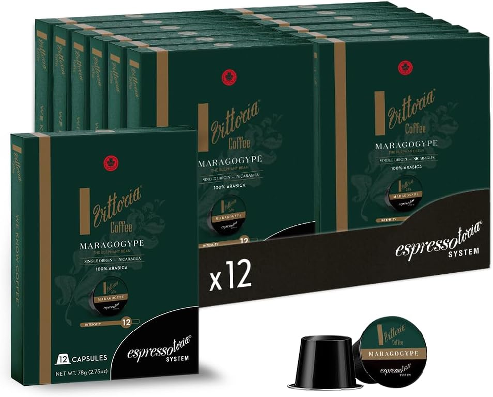 Vittoria Coffee Maragogype Blend Espressotoria Capsules 78 G (Case of 12) image number 2
