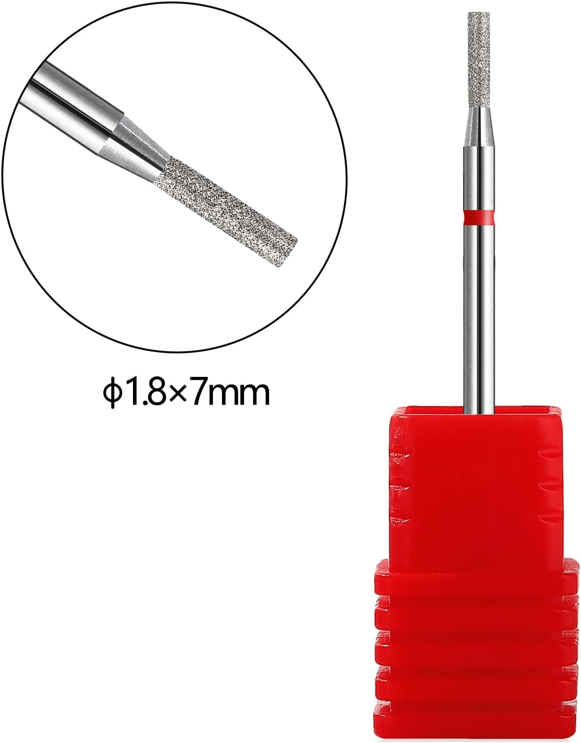 Acycoin2A 2Pcs Safety Cuticle Nail Drill Bits (Model C) image number 3