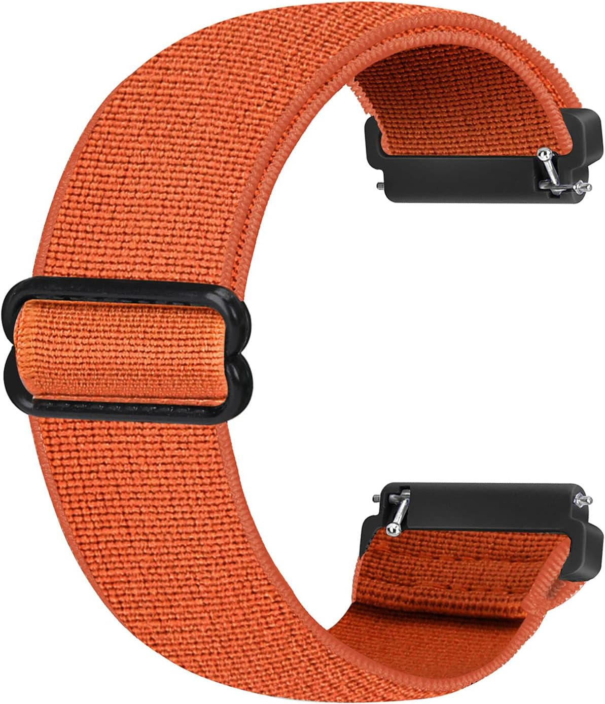 Ecogbd Elastic Replacement Strap Compatible with Fitbit Versa Wristband/Fitbit Versa Lite Wristband/Fitbit Versa 2 Wristband, Soft Nylon Sports Watch Strap for Women Men