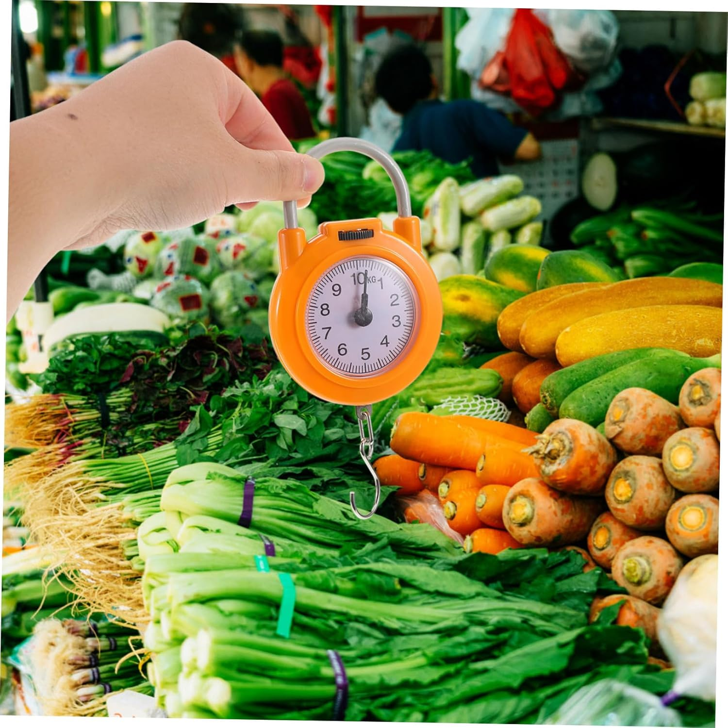 LIGIGWASH Scale for Luggage High Precision Spring Scale Hook for Travel for Fish and Suitcases image number 4