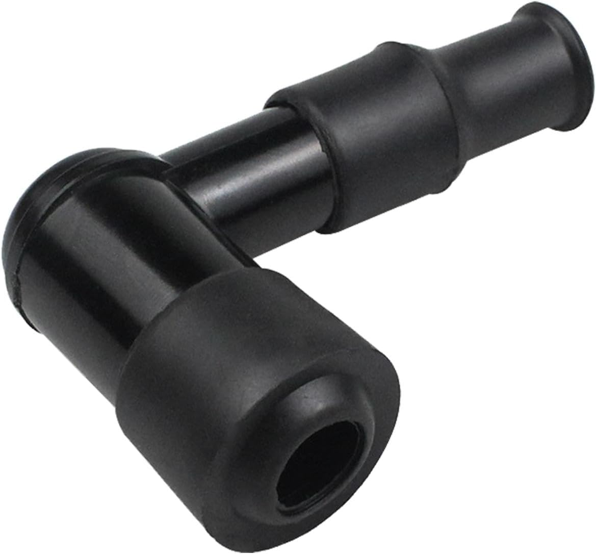 Generic Motorcycle Spark Plug Cap, Black Elbow Flashing, Maximizes Engine Power, Compatible with Motorcycle, 1 Pack