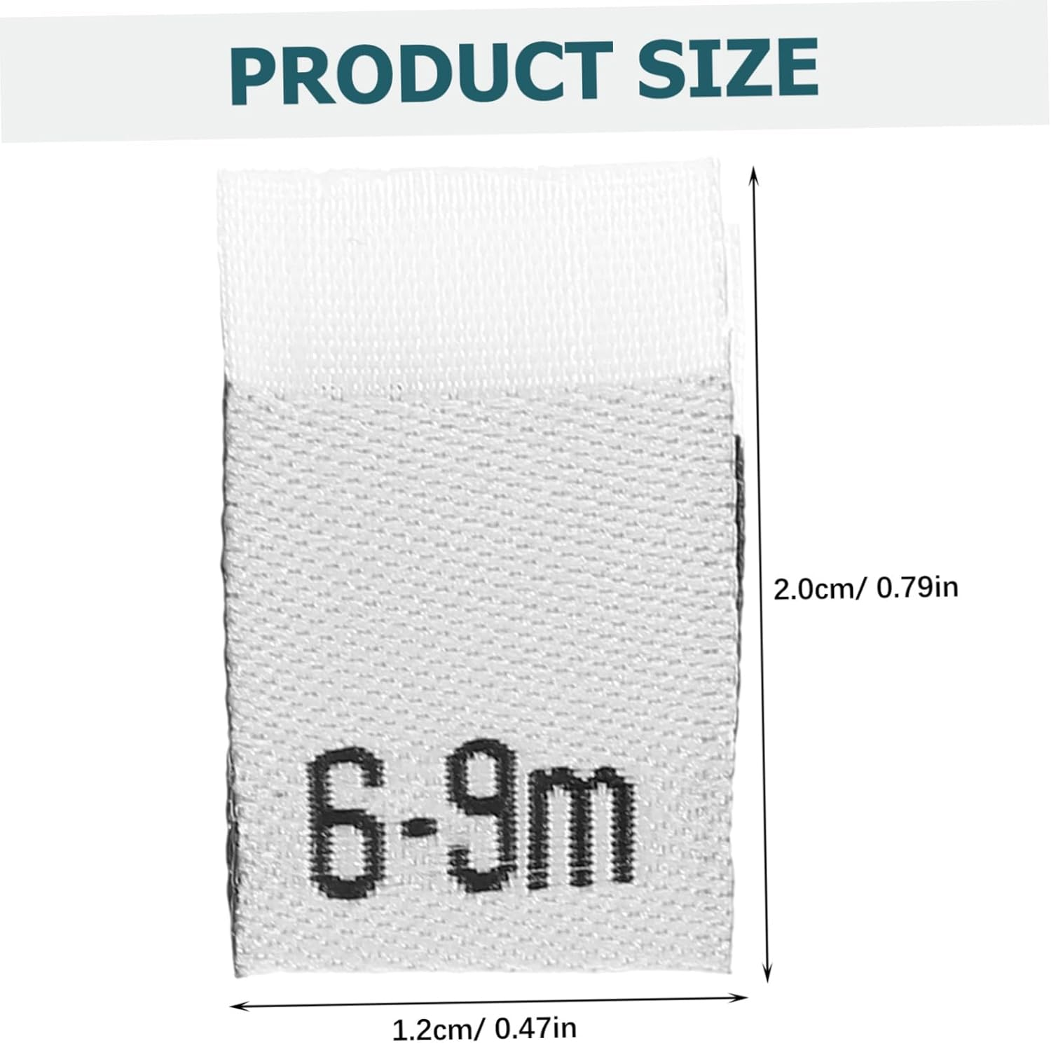 OSALADI 300Pcs Boy Girl Sewing Clothing Labels Monthly Labels for Boys Organization image number 5