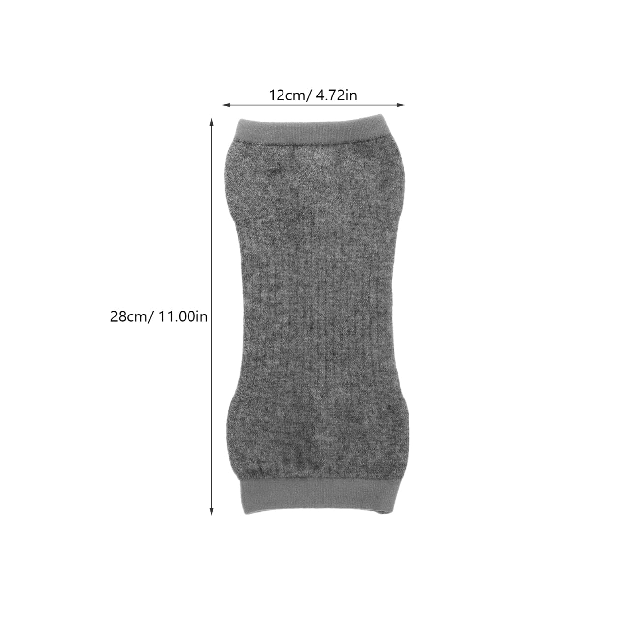 SOLUSTRE 1 Pair Cashmere Knee Braces Supports Leg Warmer Winter Warm Thermal Wool Cycling Ski Running Sports Knee Brace Pad Knee Sleeve for Men Women Grey image number 3