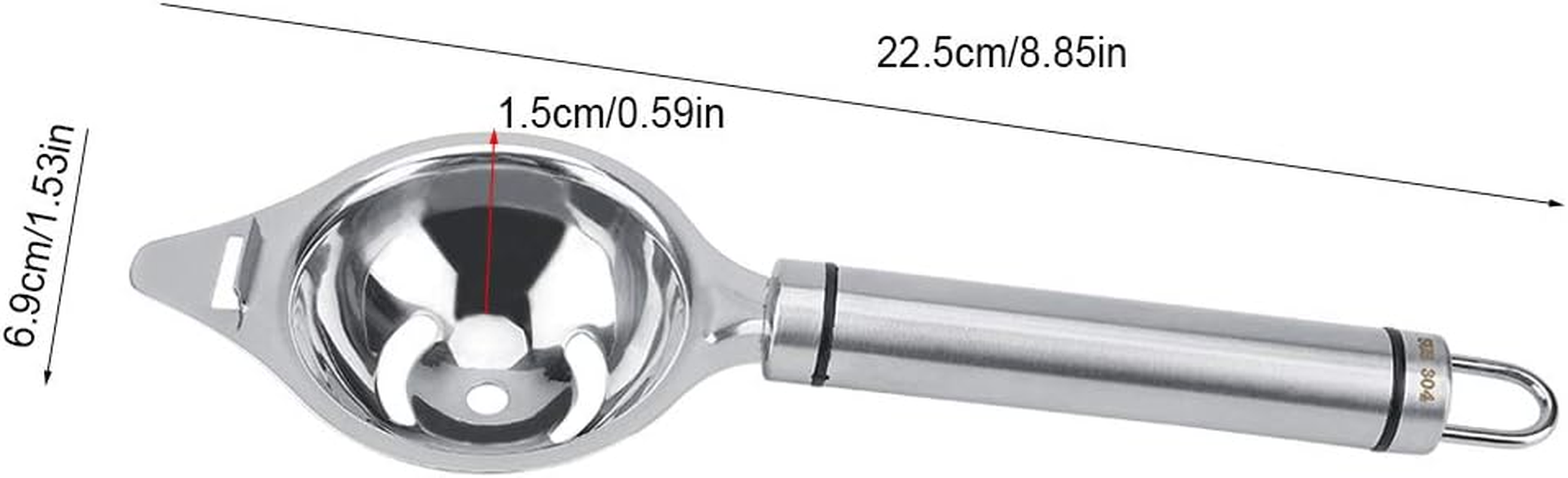 Gadget Cooking Baker Tool Stainless Steel anti Enduring Egg White Yolk Separator Holder Filter Kitchen Tool