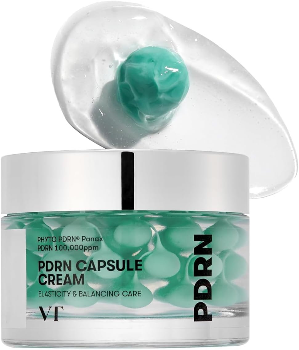 VT COSMETICS PDRN Capsule Cream 100, Hydrating Face Moisturizer with 100,000Ppm PDRN, Hyaluronic Acid, 9 Peptides, Firming & Plumping Nourishing Cream, Korean Skin Care (1.69 Fl. Oz.) image number 2