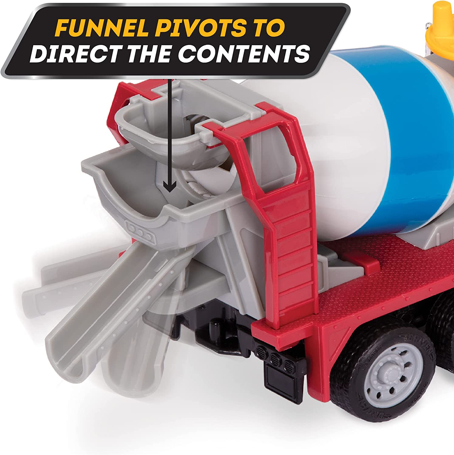 Driven WH1014Z Micro Cement Mixer Truck Toy image number 6