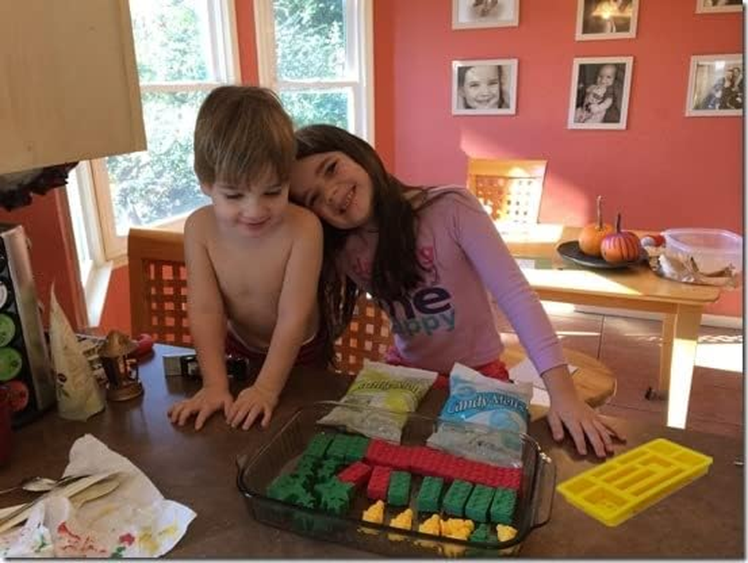 Building Brick Candy Mold Silicone Chocolate Robot Mold Set of 3 Ice Trays Ideal Making Melted Chocolate Fondant Cake Jelly Ice Cube for Kids Party image number 4