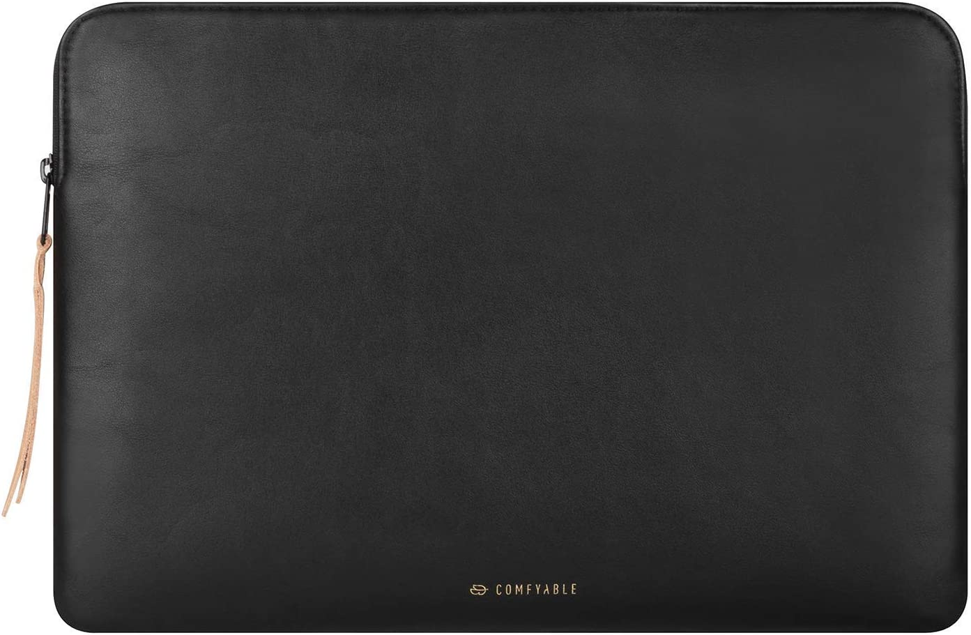 Comfyable Slim Protective Laptop Sleeve 13-13.3 Inch Compatible with 13 Inch Macbook Pro & Macbook Air, PU Leather Bag Waterproof Cover Notebook Computer Case for Mac, Chocolate