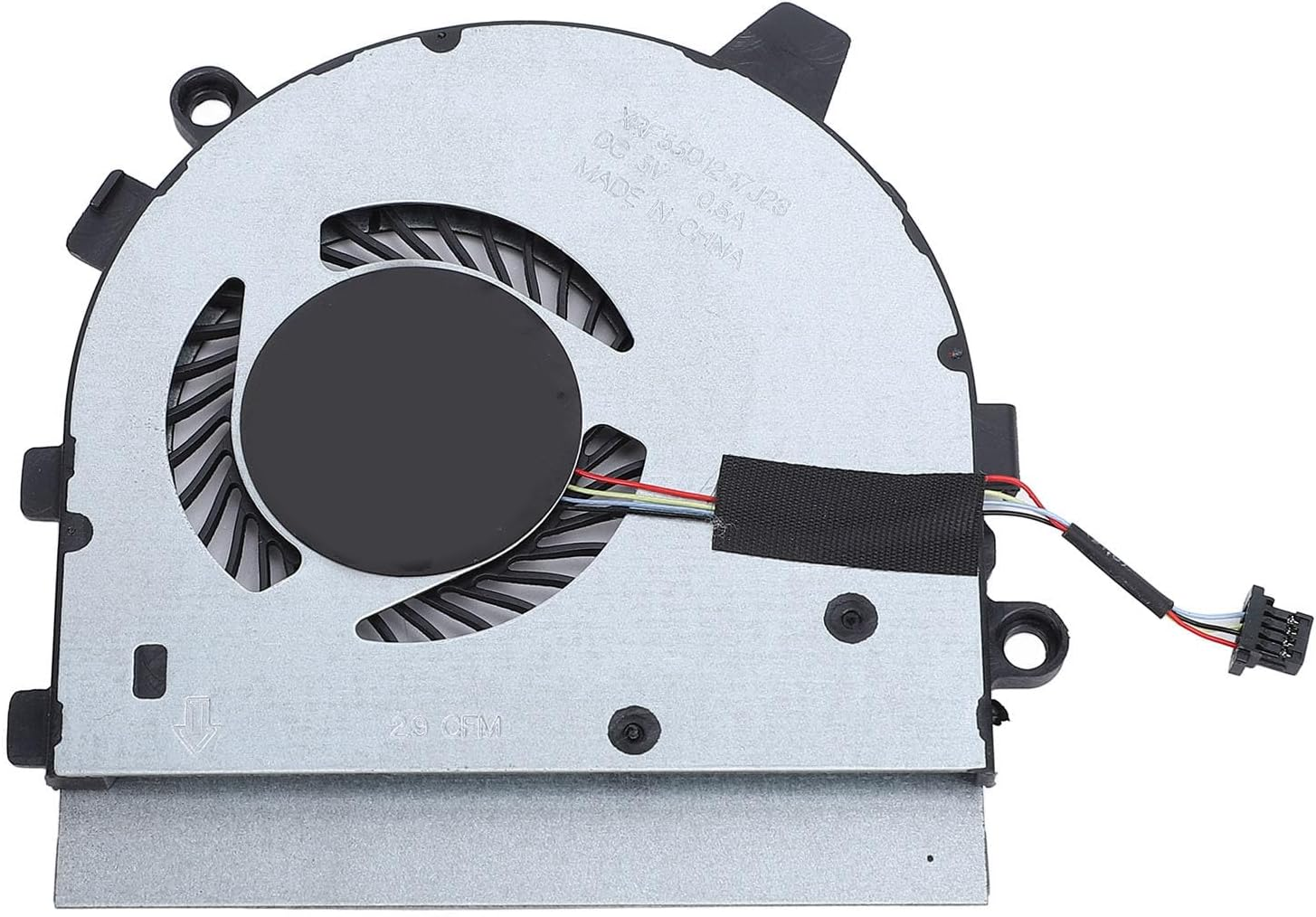 Replacement CPU Cooling Fan for 13 7390 P113G001 2 in 1 Laptop, 4 Pin Power Connector Aluminum Alloy CPU Cooler Fan with Repair Kit, Enhanced Cooling Function image number 4