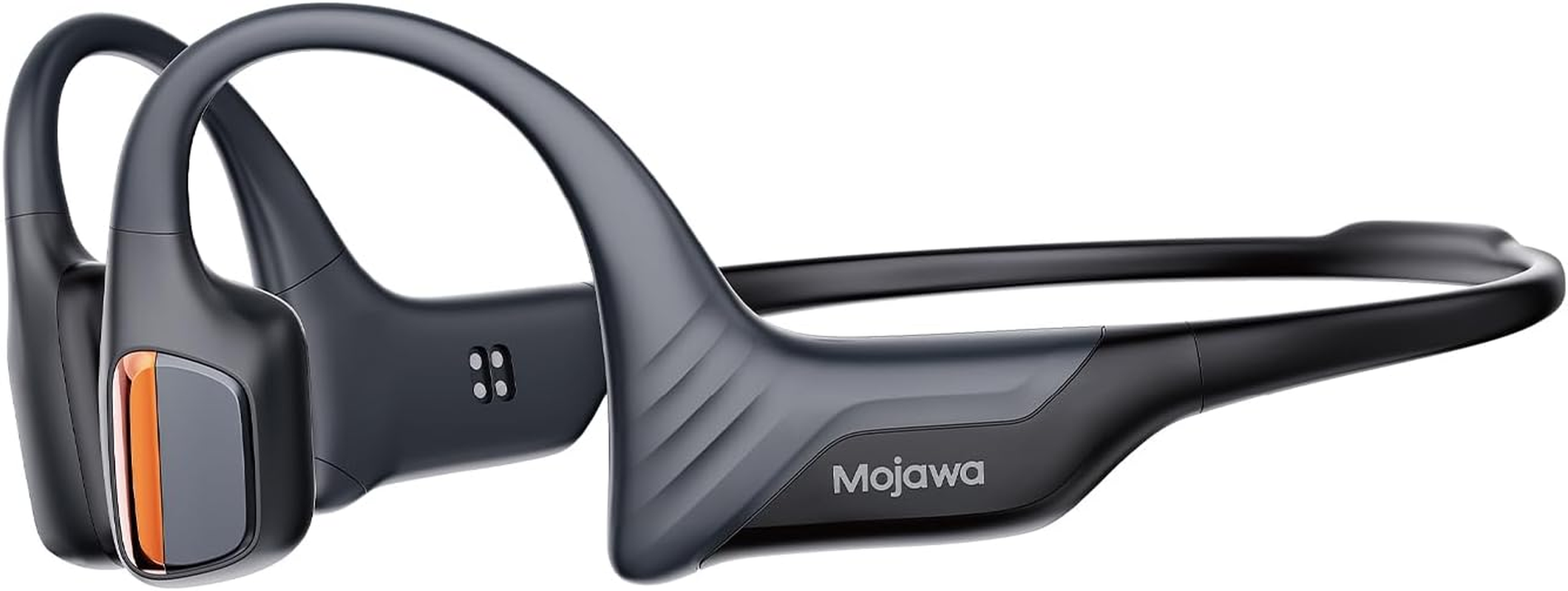 Mojawa Purra Run Bone Conduction Sport Headphones, Open-Ear Bluetooth Headphones with Mic, IP67 Waterproof, Deep Bass, Voice Control, Secure Fit for Running, Cycling, and Workout (Black) image number 4