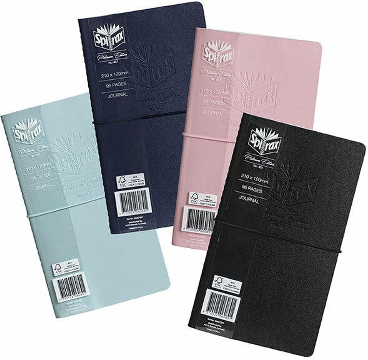 Spirax Platinum Stitch Journal, Assorted image number 1