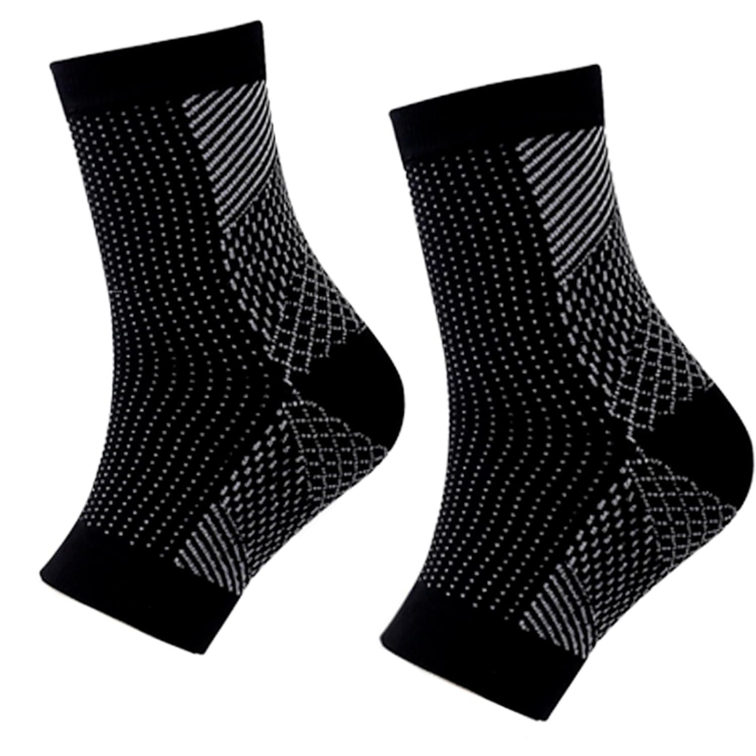 2PCS Unisex Ankle Brace Ankle Brace Ankle Joint Support Stabilizer Foot Socks Arch Support Sleeve Heel Socks Achilles Tendon Support for Pain Relief and Foot Protection Day and Night