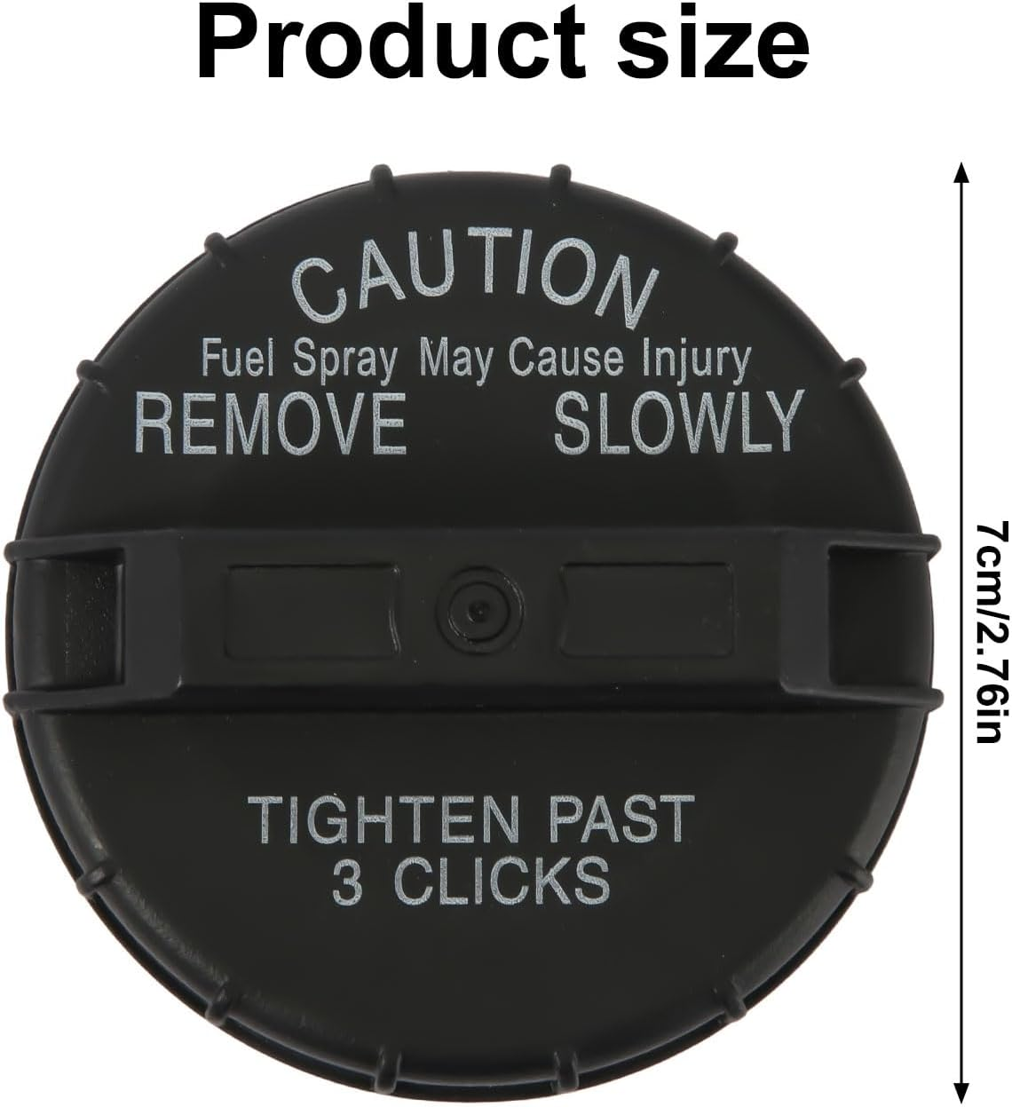 Fuel Tank Gas Cap, 2.76 Inch Plastic Diesel Cap Cover 10838 Fuel Tank Cap Seal for Nissan Frontier 2001-2011 Sentra 2000-2011 Altima Armada Xterra Maxima Pathfinder 370Z Quest Versa Titan Accessories