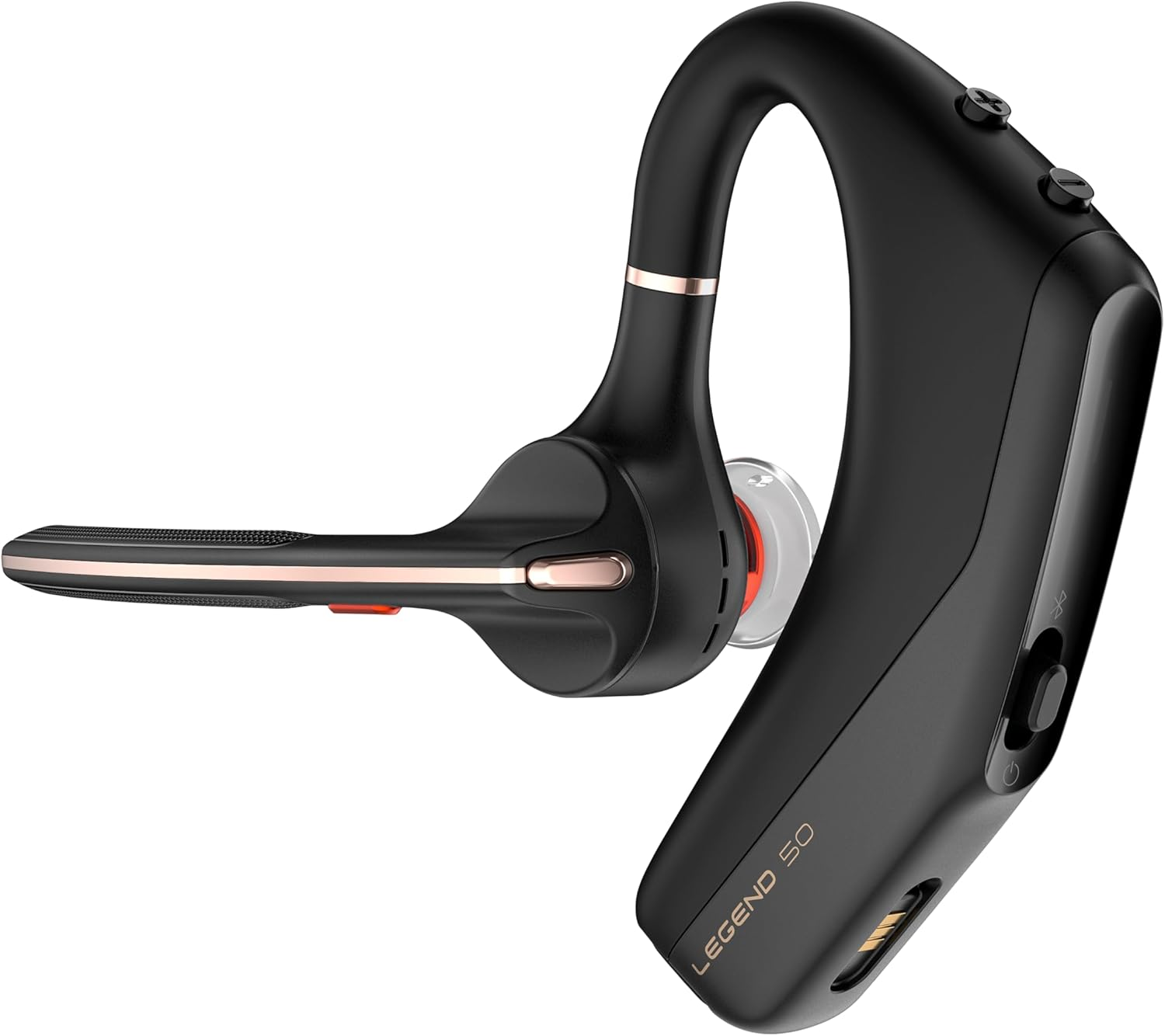 Poly Voyager Legend 50 Bluetooth Headset - Noiseblockai, Windsmart, Smart Sensor, 10 Hour Battery Life, Noise Cancellation, Black image number 5