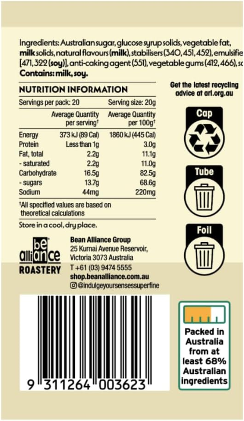 Indulge Your Senses Drinking Chocolate White Magic 400G