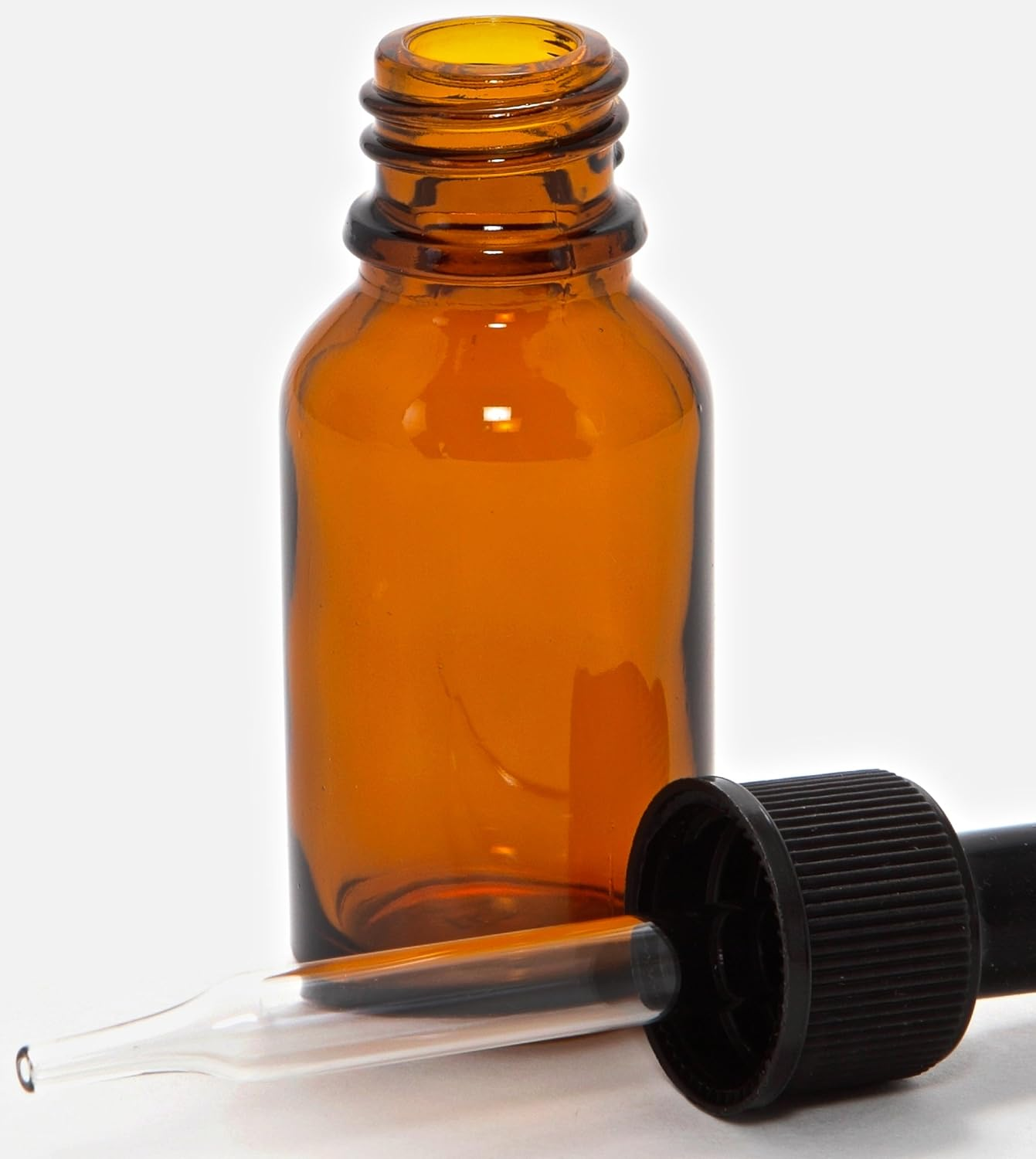 Vivaplex, 24, Amber, 15 Ml (1/2 Oz) Glass Bottles, with Glass Eye Droppers image number 5