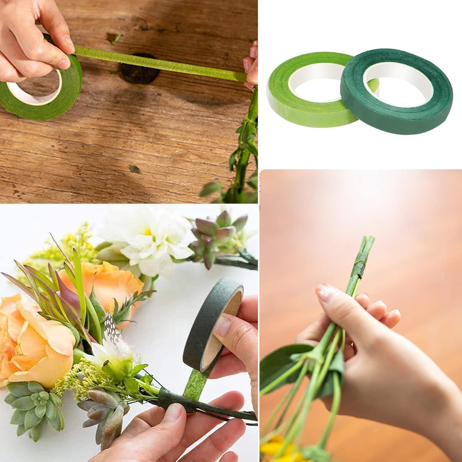 Floral Foam Cage for Fresh and Artificial Flowers, Dry and Wet Rectangle Flower Cage Holders with Floral Foam for Wedding, Home and Garden Decorations