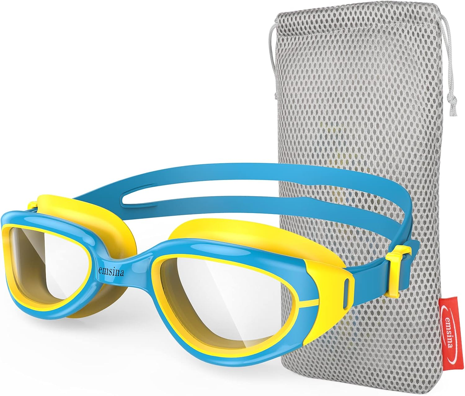 Emsina Kids Swim Goggles, Swimming Goggles for Kids Age 3-10 Boys and Girls &hellip;