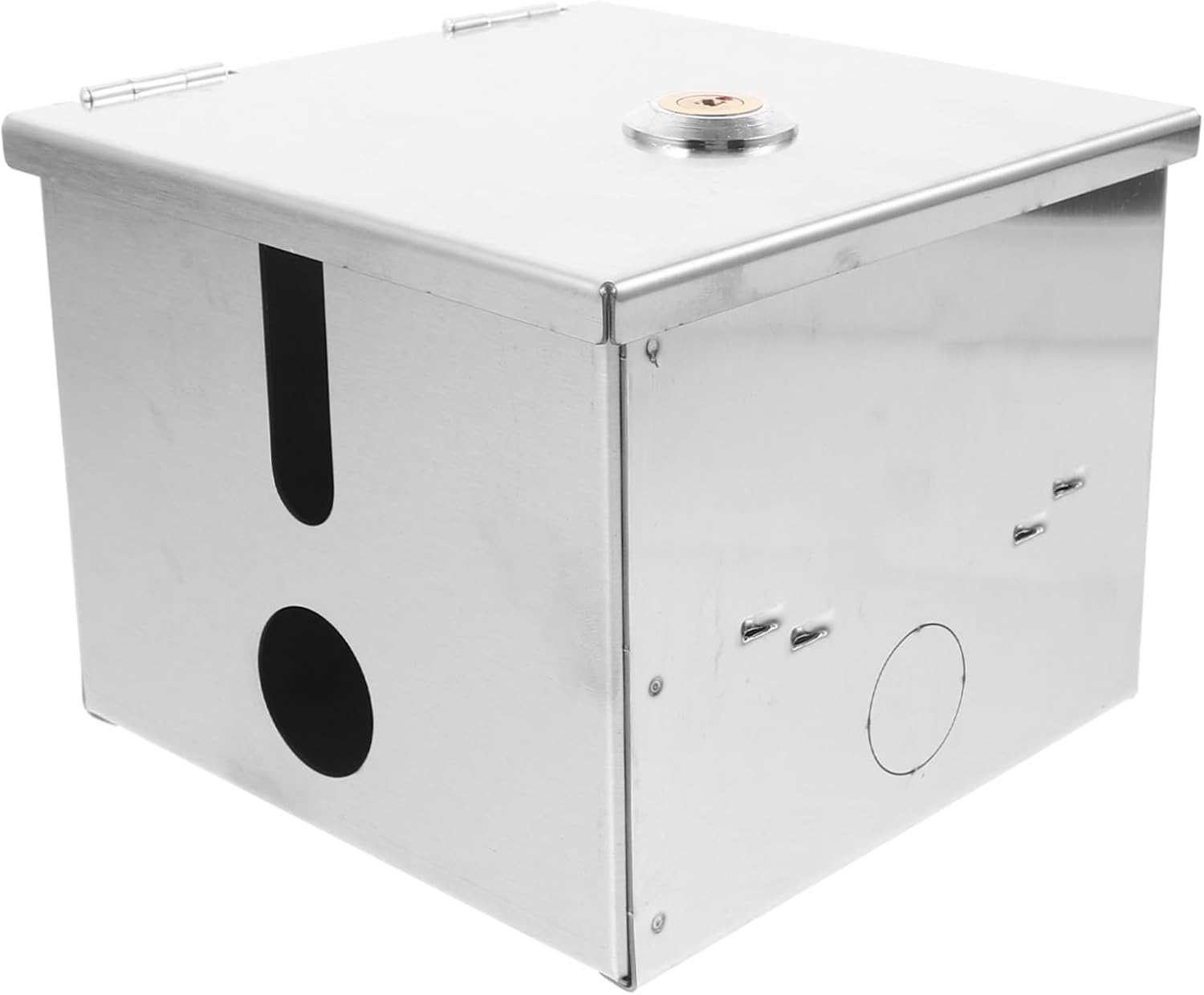 Metal Outlet Box Lock Outdoor Socket Box Stainless Steel Construction Theft Weatherproof