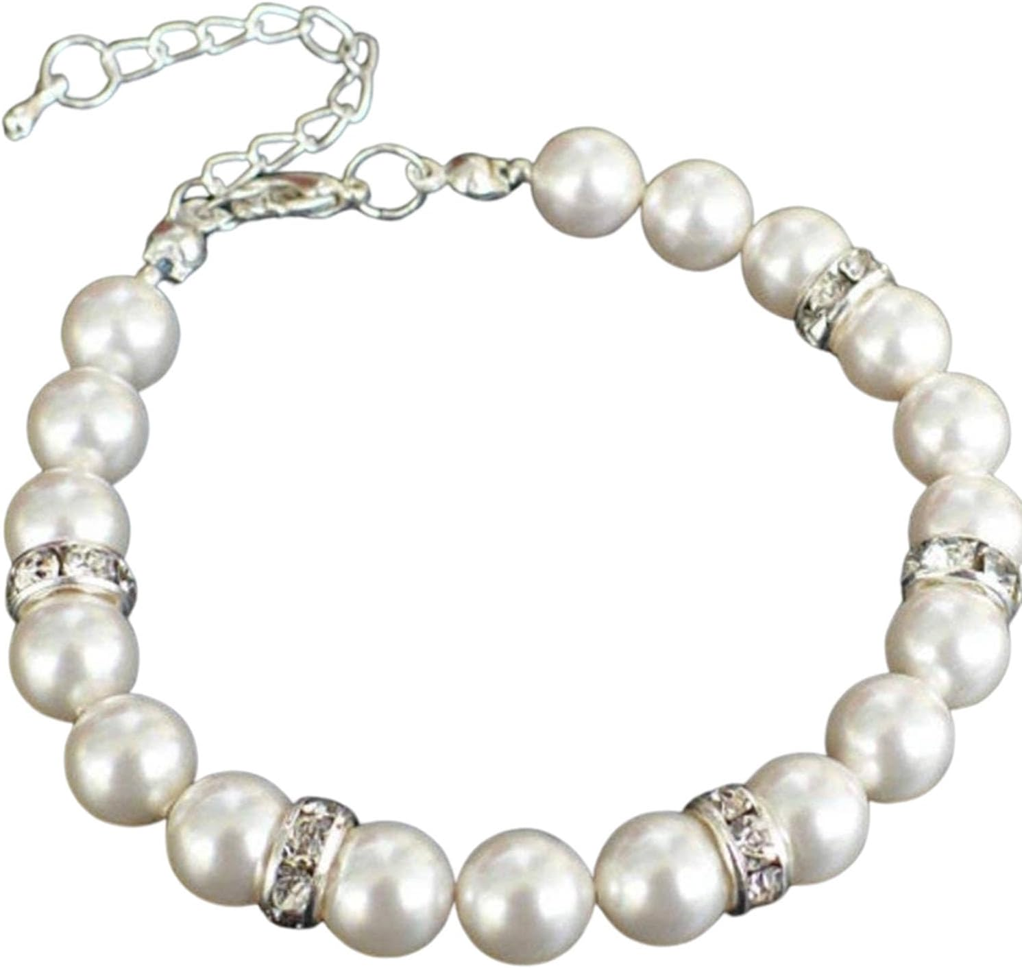 Allb 100Pcs Rondelle Spacer Beads Silver Plated Czech Crystal Rhinestone for Jewelry Making Loose Beads for Bracelets